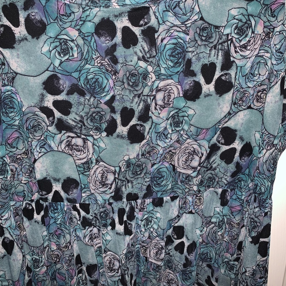 Torrid skull and flower dress